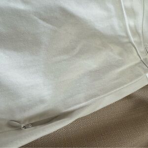 Flat front white slacks